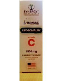 Lipozomálny vitamín C  ,,B-IMMUNE,, s mandľovým olejom, 120 ml